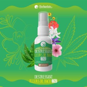 CBD Spray
Spray Sublingual déstressant CBD Fleurs de Bach 10ML – L’Herboriste CBD