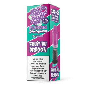 1 POD FRUIT DU DRAGON - WPUFF FUSION 15000 PUFFS - LIQUIDEO