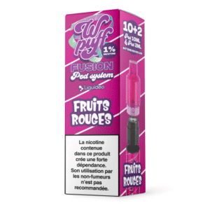1 POD FRUITS ROUGES - WPUFF FUSION 15000 PUFFS - LIQUIDEO
