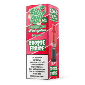 1 POD GROSSE FRAISE 🍓 -  WPUFF FUSION 15000 PUFFS - LIQUIDEO