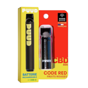 PUUD Code Red – 600 Puffs Reusable CBD 500 - MATIE JEANNE